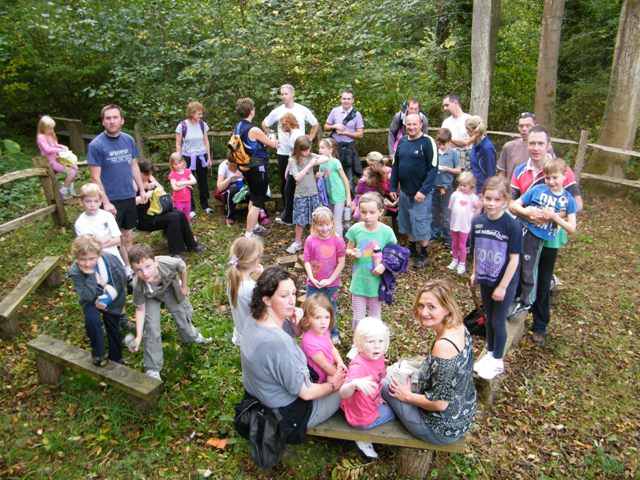 A big fun , big family Hash in Highley Country Park